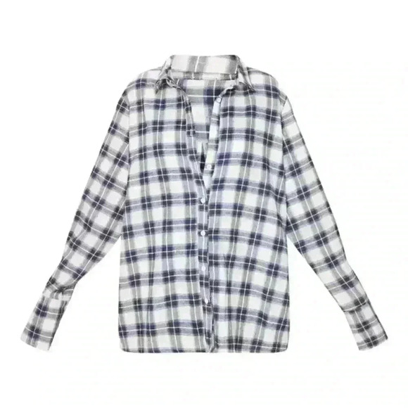PLT OVERSIZED FLANNEL SHIRT - Picture 1 of 3